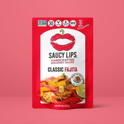 Classic Fajita Marinade - Saucy Lips Foods - Authentic Sauce Flavors from the Heart of México