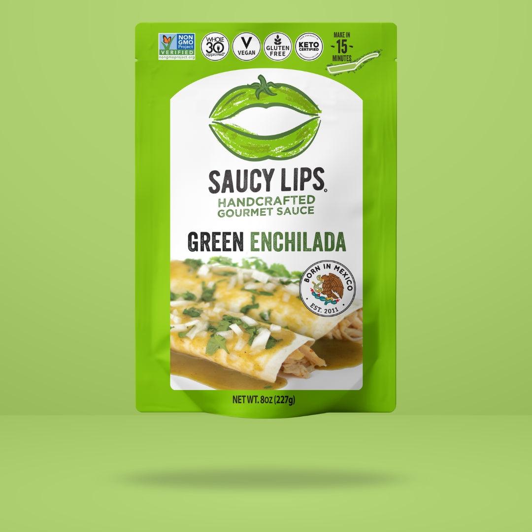 Fresh Green Enchilada Sauce - Saucy Lips Foods - Authentic Sauce Flavors from the Heart of México